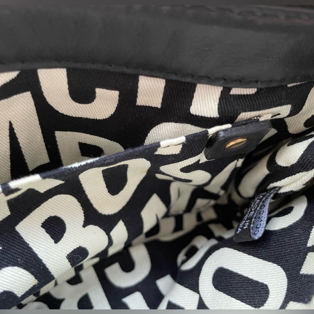 Marc by Marc Jacobs GUC Black Leather Zippered Wristlet Clutch Purse w/ Dust Bag - Picture 9 of 13